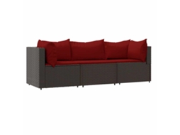 Garden Lounge Set, Garden Lounge Sets Vidaxl Marrom Rattan / Vime (n/a)