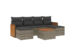 Garden Sofa Set, Garden Sofa Sets Vidaxl Cinzeto Rattan / Vime (n/a)