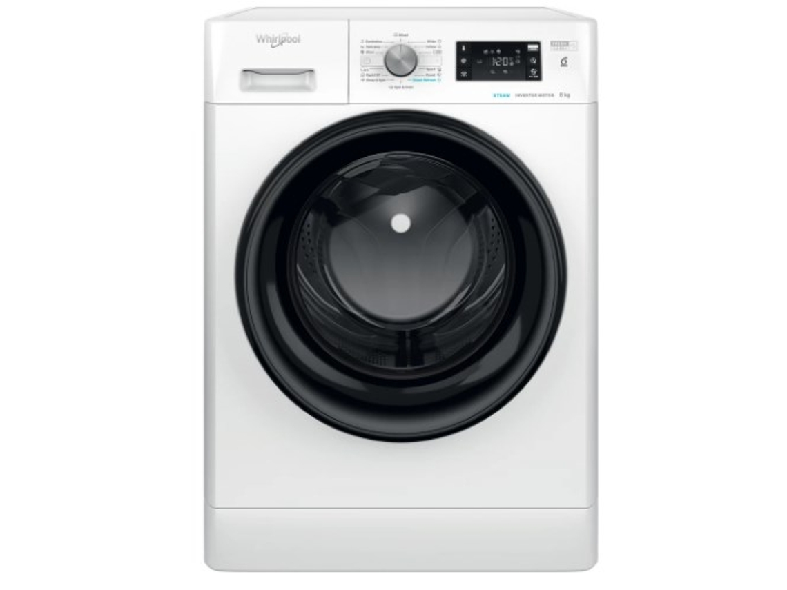 Ffb8469bvee Washing Machine Front Load 8 Kg 1400 Rpm Black, White Whirlpool