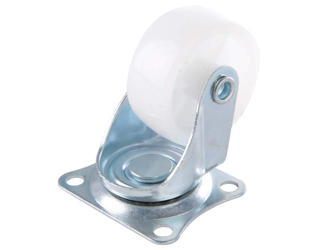 Conjunto De 4 Rodízios De 0,5 Polegadas Para Móveis E Carrinhos, Rodas