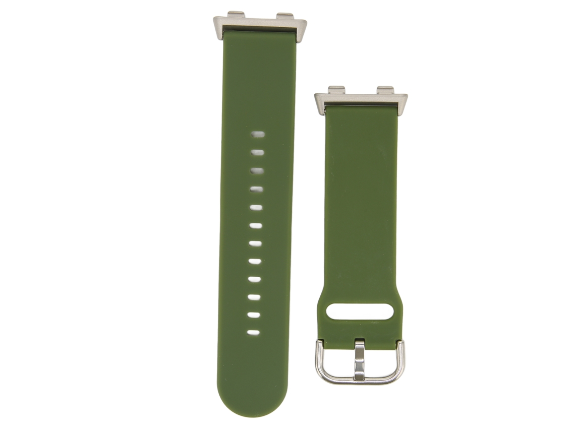 Cinturão Silicone Liberação Rápida Oppo Watch 2 46mm Verde Militar Ajustável