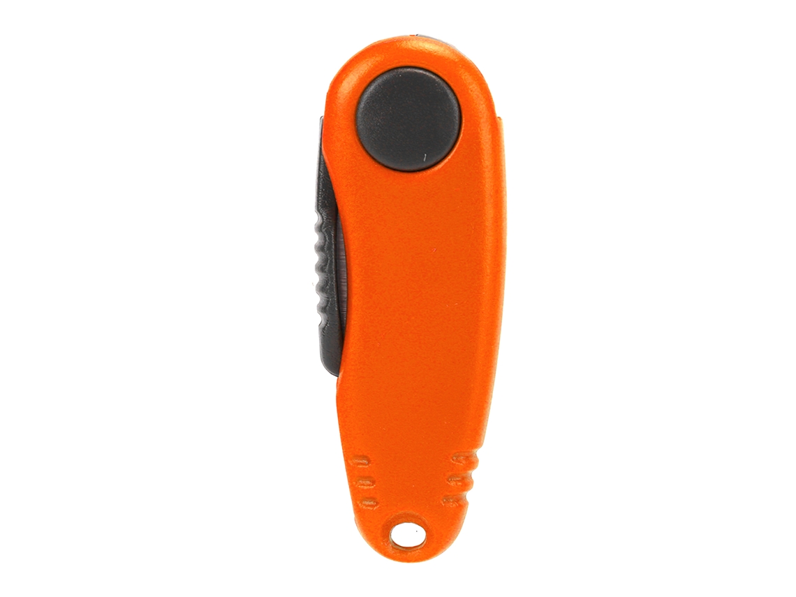 Tesoura De Linha De Pesca Em Forma De Camarão Plegável Aço Plástico Com Capa Protectora Laranja