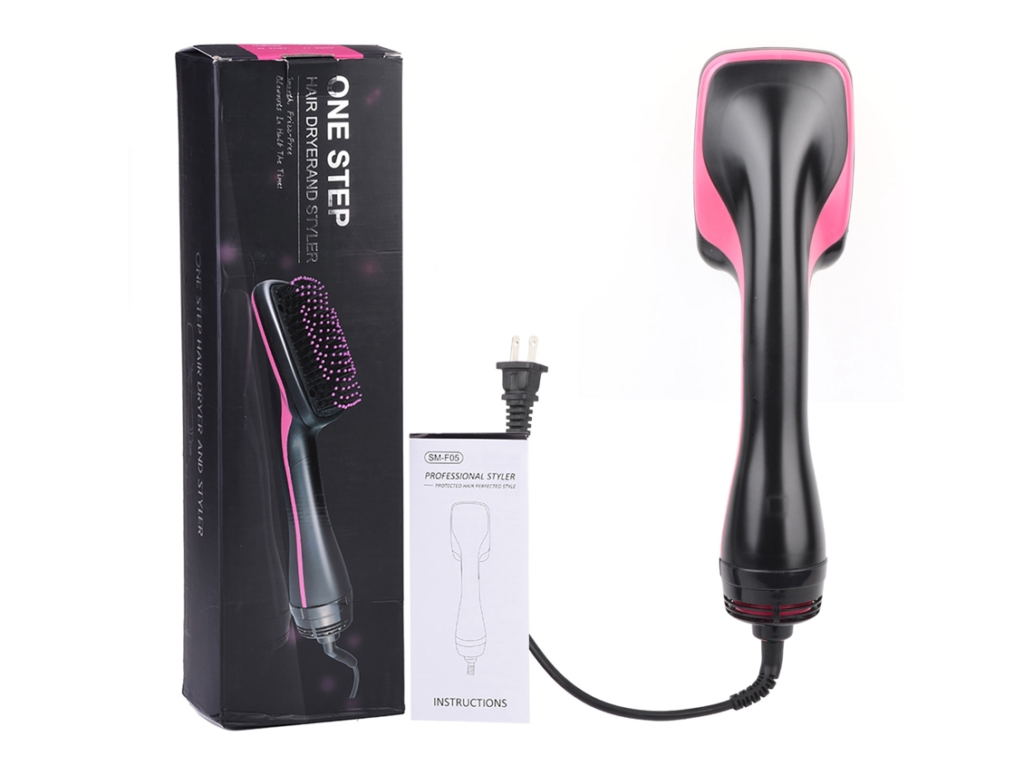 2026 secador de Cabelo Multifuncional 2 em 1 com Paddle Brush e Anions Ferramenta de Beleza Capilar