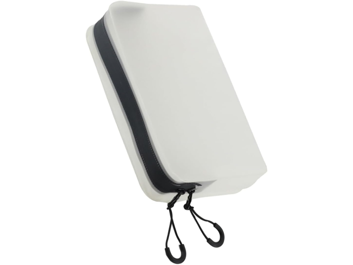 Nécessaire Portátil Transparente Em Eva Com Formato De Concha