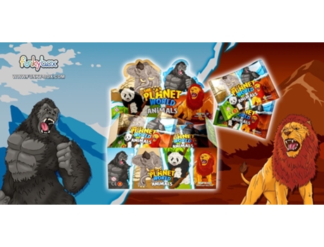 Exibição 16 Envolve O Planeta Mundo Animais Distribox