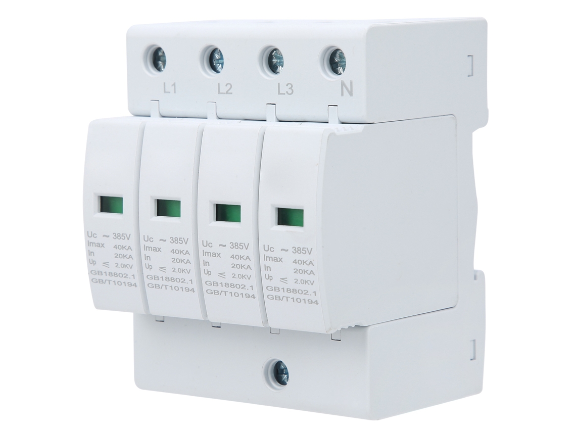 Protector De Sobrecarga 4p Dispositivo De Proteção Contra Raios Isolação Alta Equipamento Elétrico