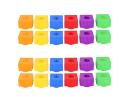 24pcs Portátil Estojo de Giz de Bilhar | S/MARCA