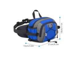 Bolsa Cintura Fanny Pack Com Suporte Para Garrafa De Água Para Corrida Hiking Ciclismo Viagem
