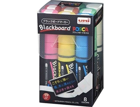 Marcadores  Blackboard Posuka 8 Color Set (1 Ano)