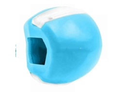 Dois Massageadores Faciais, Exercitador Muscular Facial para Queixo e Papada GOKOCO (azul)
