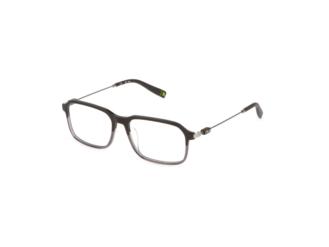 Armação de óculos de grau masculina Fila VFI449-5509RM (cinza - metal - 145 mm - Ø 55 mm)