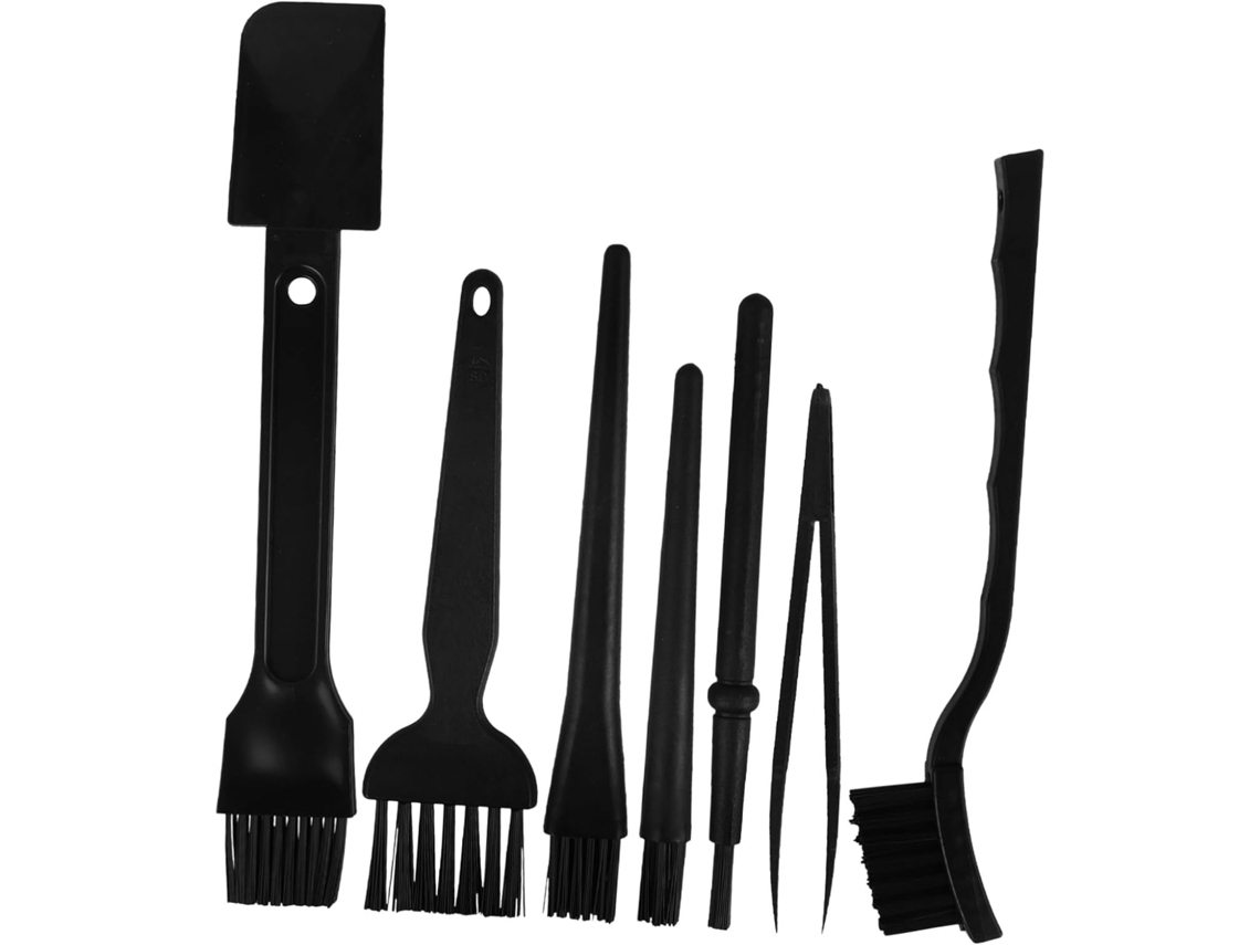 Kit de 7 Escovas Antiestáticas para Limpeza de Teclados, Eletrônicos e Computadores. SFUSHOS