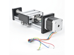 Guia Linear De Rolamento Com Motor 57, Curso 200mm