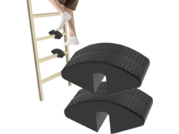 1 2 Peças Banquinho Escada Para Cama De Dormitório Com Almofada Os Pés, Fácil Instalação, Compatível Com Camas