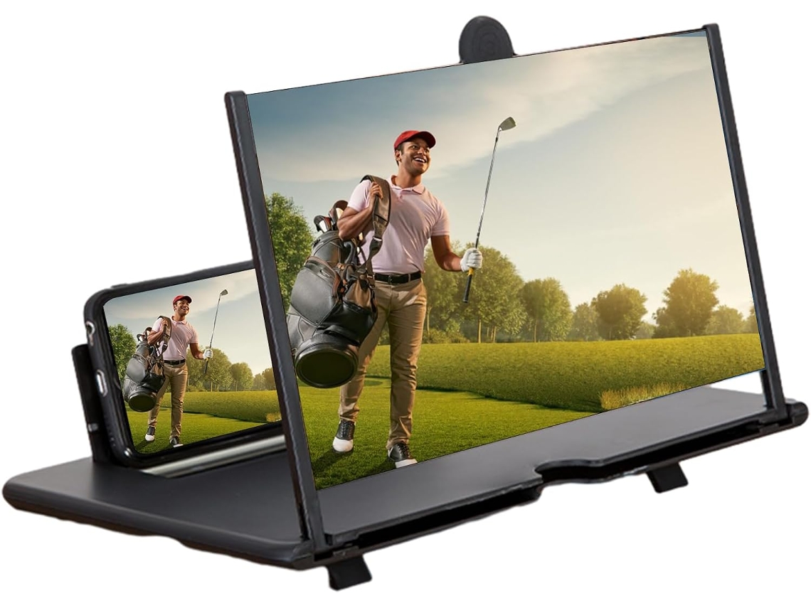 Amplie a Tela do Seu Smartphone em 14 Polegadas com Hd - Suporte Dobrável SFUSHOS