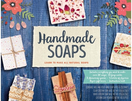 Livro Handmade Soaps Kit de Janice Cox (Inglês)