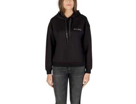 Sudadera negra Armani Exchange Nero Oro para mujer (xl)