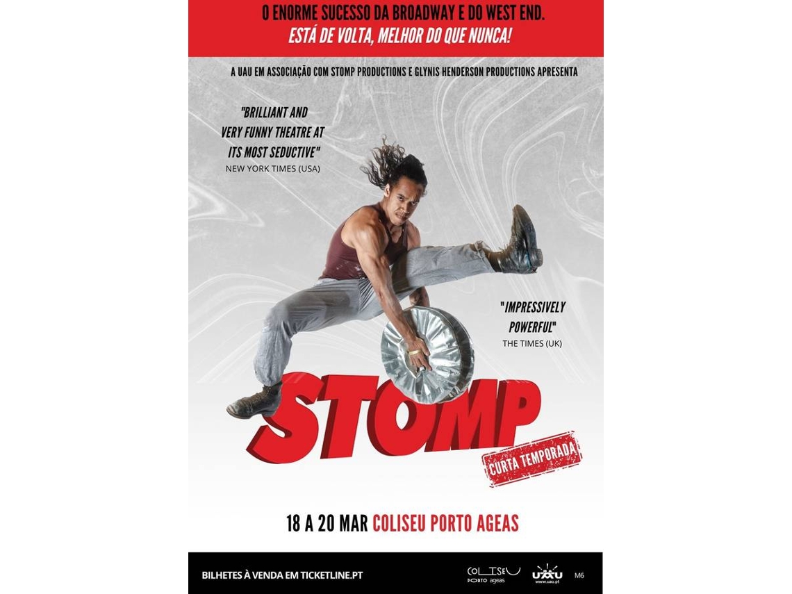 Bilhete STOMP|PORTO