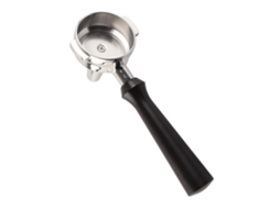 Portafilter 58mm Aço Inox Com Cabo De Madeira Dalbergia Melanoxylon