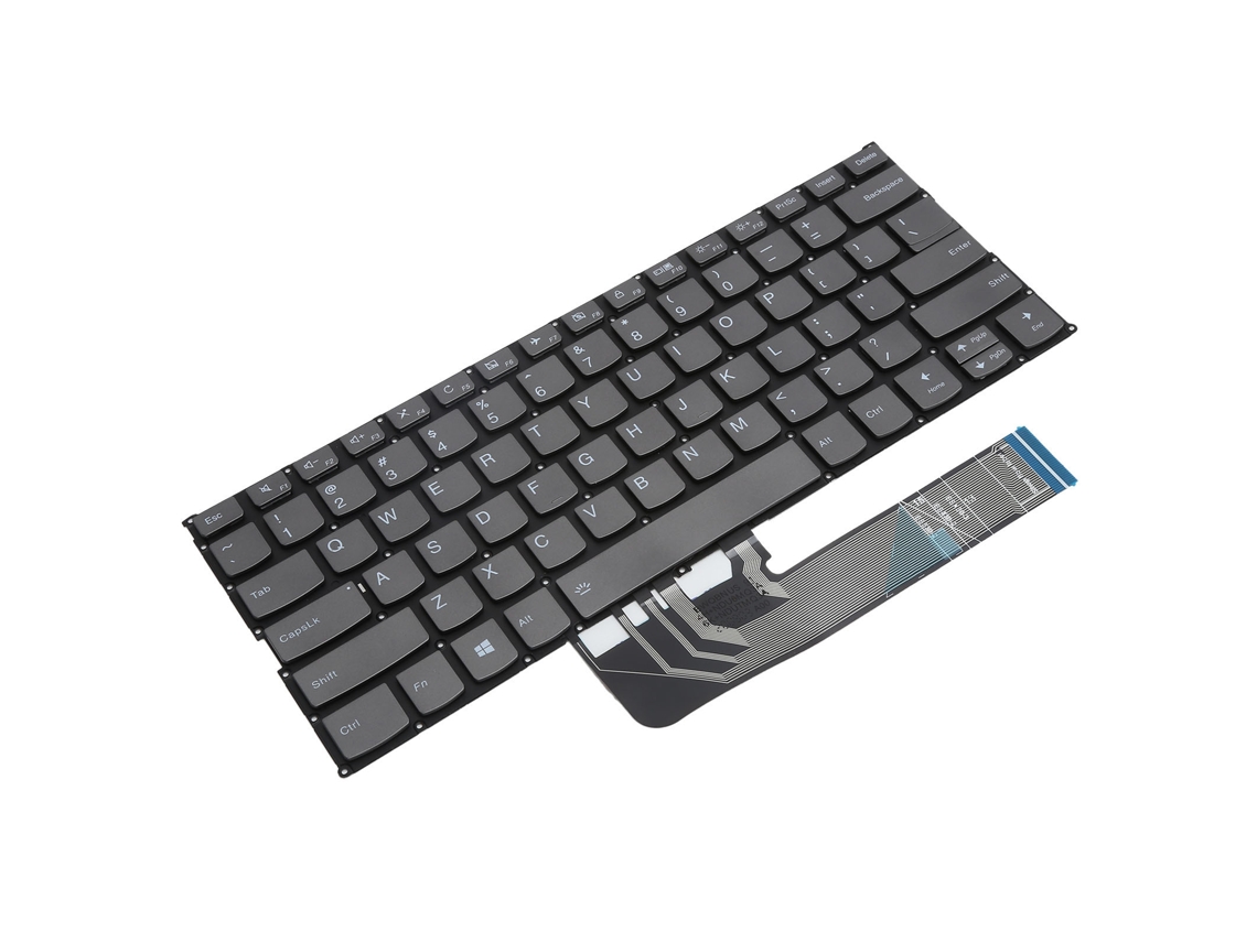 Teclado com retroiluminação dourada (compatível com acessórios Lenovo e para laptop)