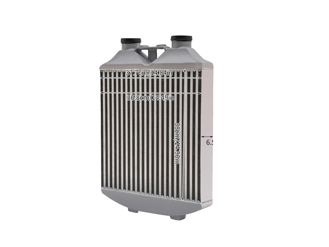 Intercooler, Liga De Alumínio, Dissipação De Calor Eficiente, Cinza