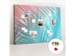 Painel De Cortiça Para Parede Palmeira Tropical Para O Quarto Das Crianças Espelharte (140x100 Cm)