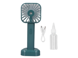 Ventilador Nebulizador Portátil Usb Recarregável Silencioso para Viagem Ao Ar Livre Verde | S/MARCA