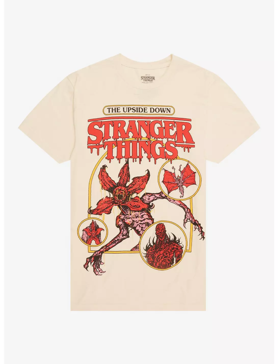 Stranger Things Upside Down Demogorgon T shirt Unisex Adults Size:xl ROCKINSTONE