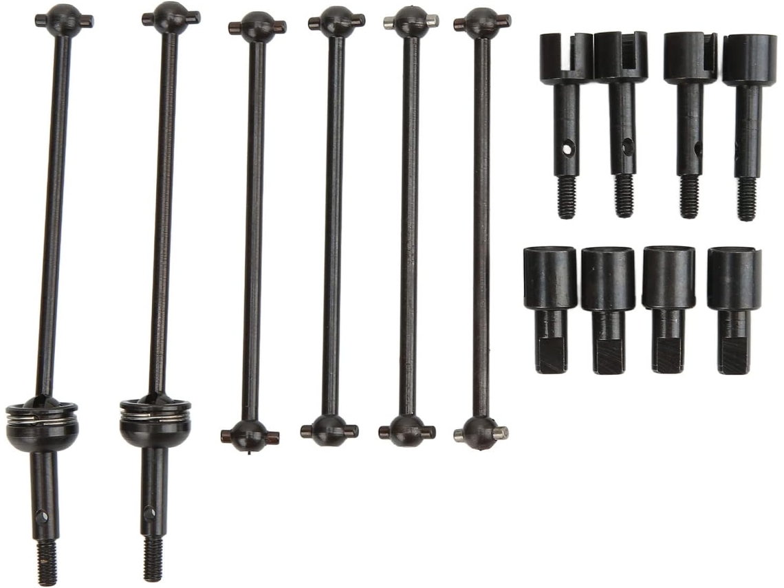 Conjunto de Eixo de Transmissão Cvd em Aço para Carro Rc, 144001 124018 124019, Peças de Atualização SFUSHOS