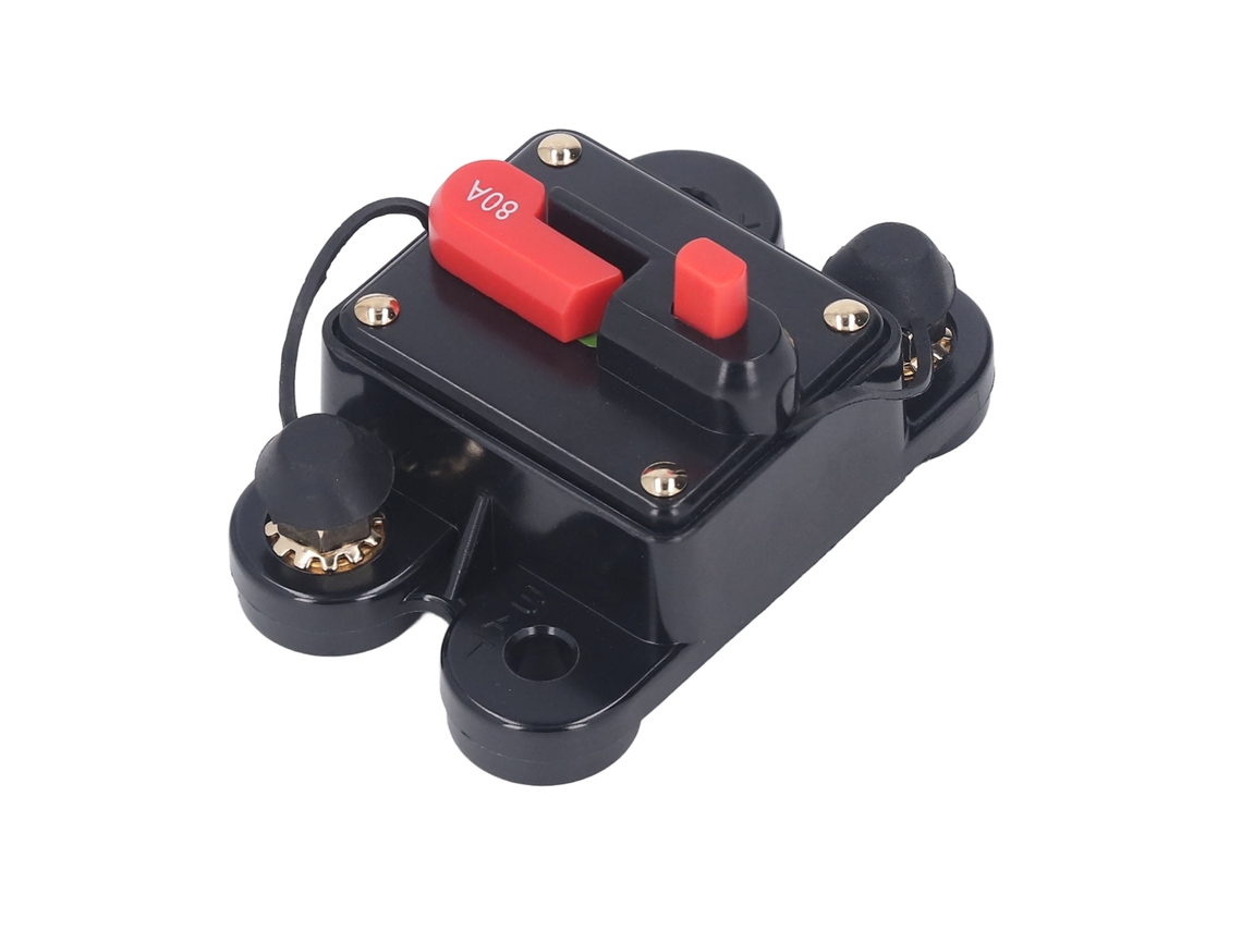 Laxiscreed Disjuntor Manual 1/4 Pole Para Proteção Contra Sobrecorrente Dc 12-48v