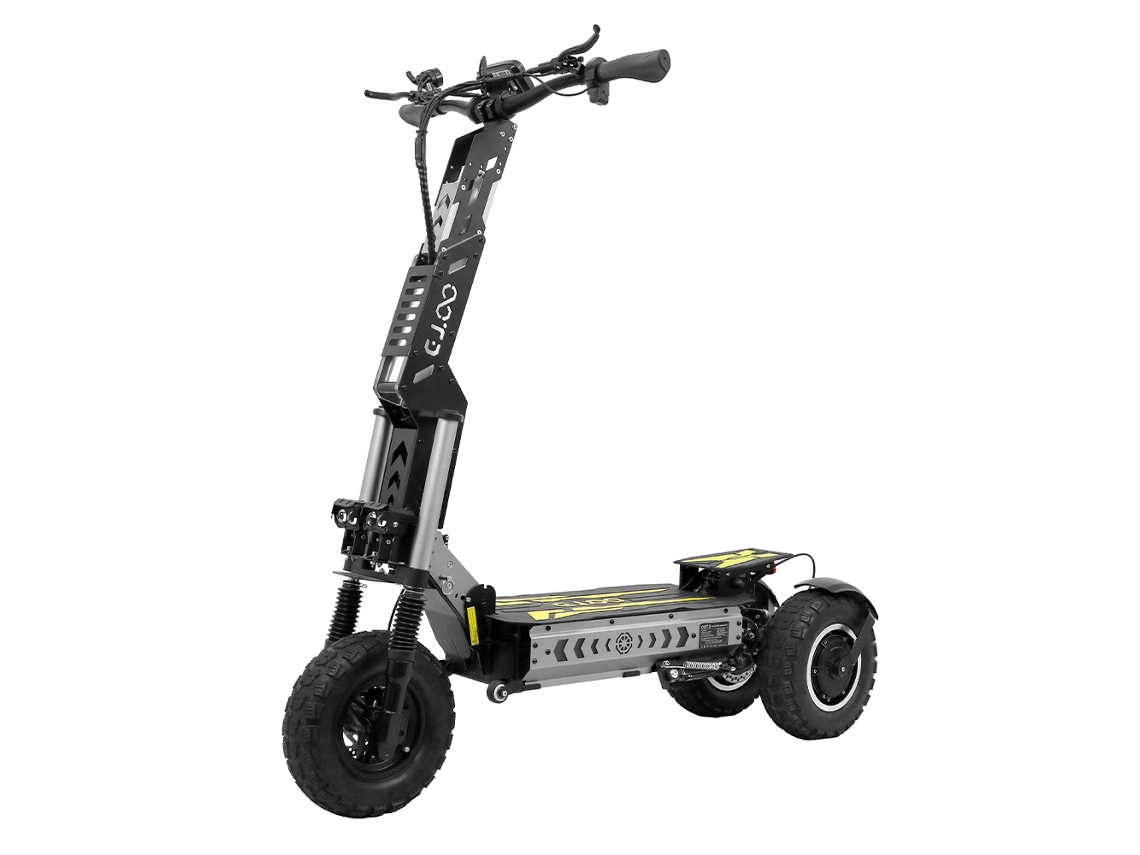Ootd T30 Scooter Elétrica Off-road De 3 Rodas Com Motores Duplos De 1600 W Scooter Elétrica De 13'' Para Adultos 60 V 31,2 Ah