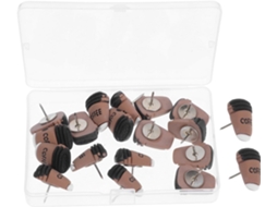 Solustre Conjunto De 20 Tachas Decorativas E Reutilizáveis Em Resina Com Design Xícara Café Para Quadros Cortiça Mapas