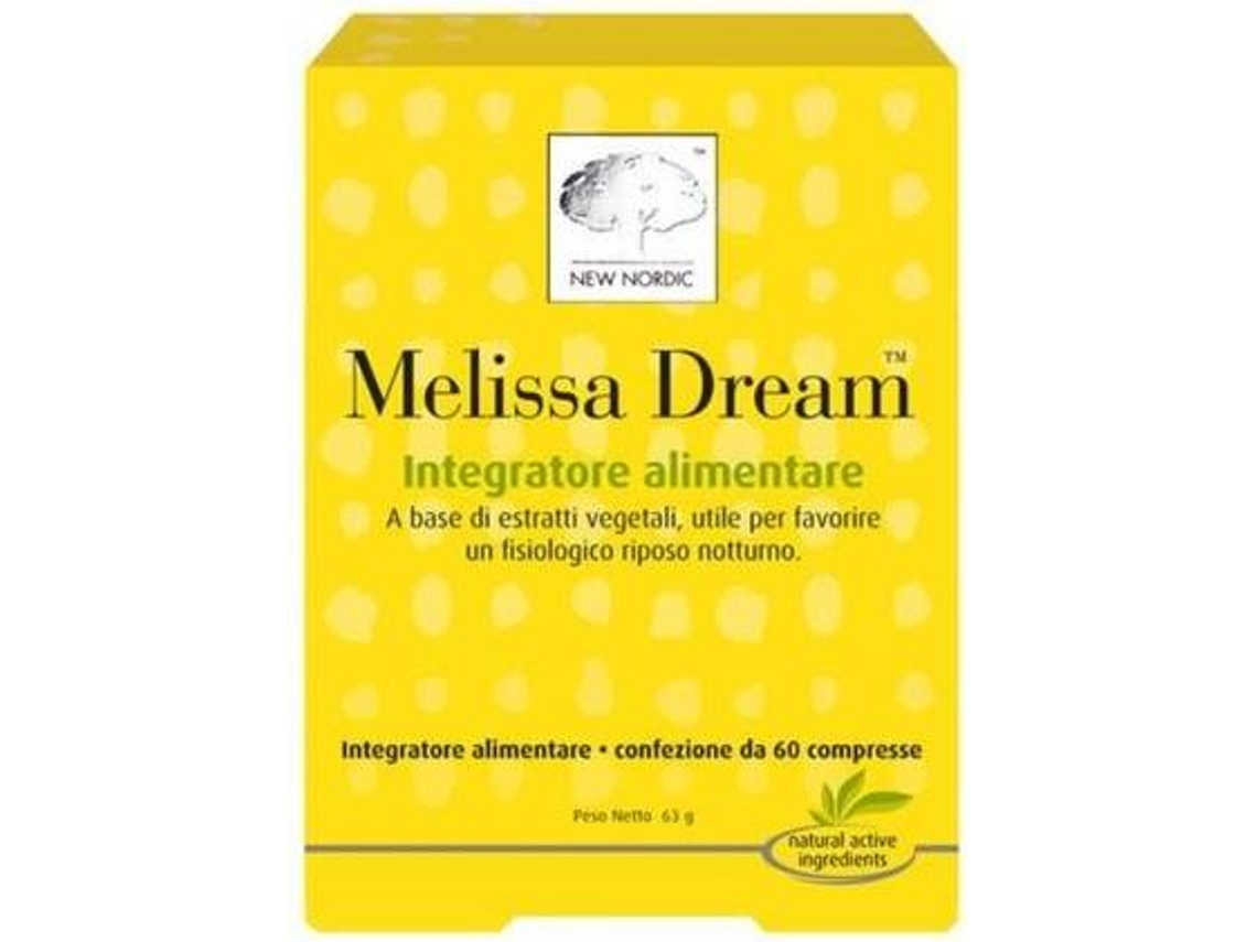 Suplemento Alimentar NEW NORDIC Melissa Dream (60 comprimidos de 63g)