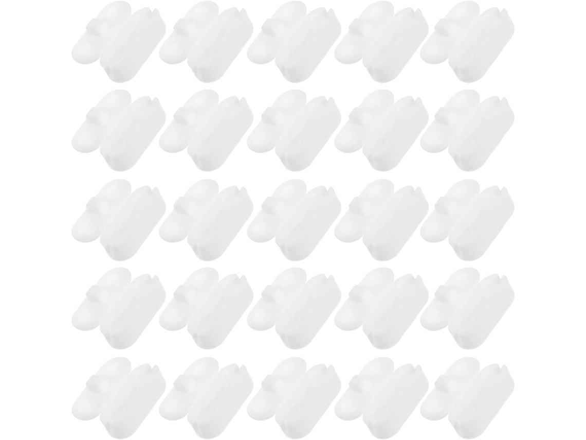 Conjunto De 100 Conectores Corrente Em Pom Para Persianas Rolô E Romanas, Fácil Instalação Em Casa E No Escritório