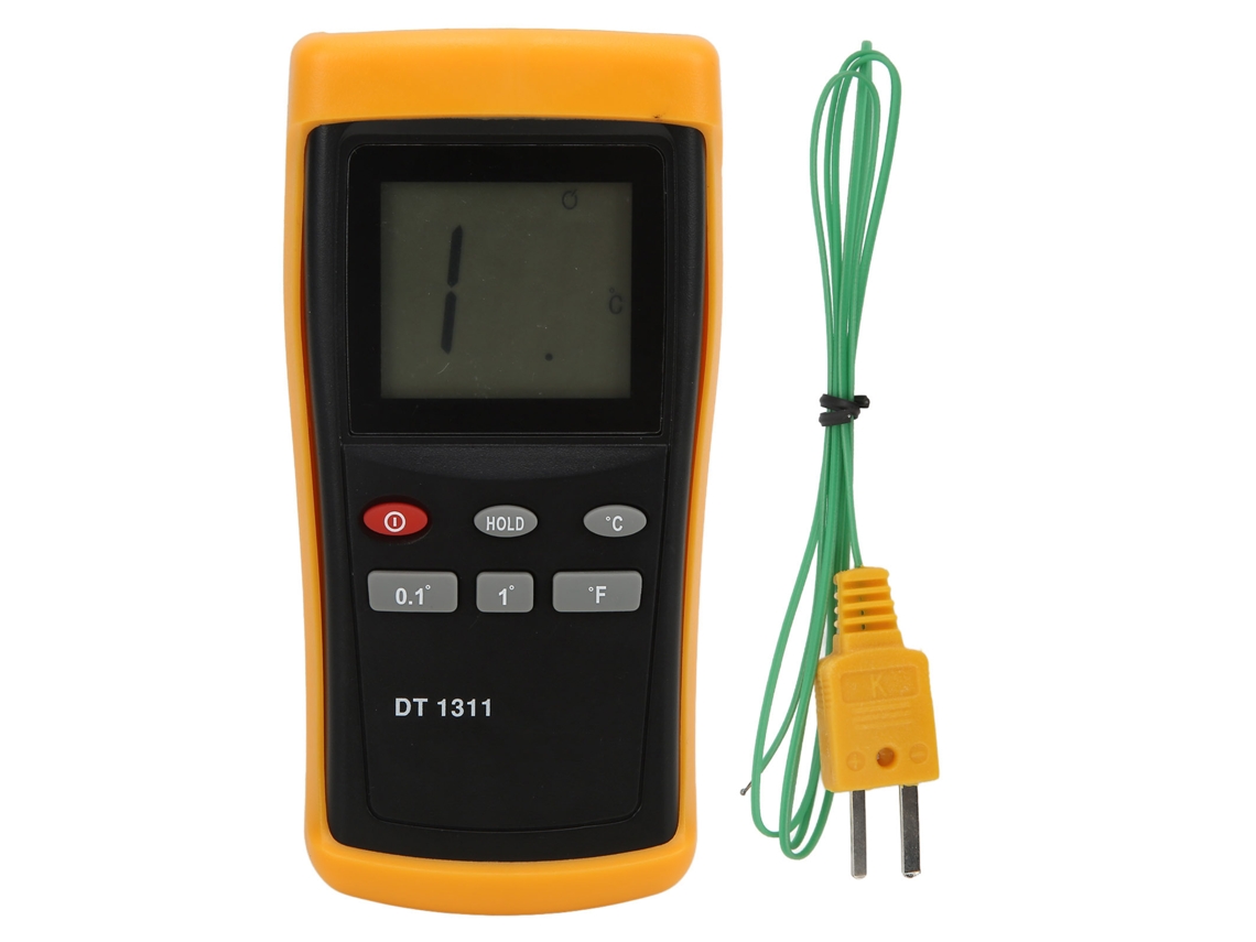 Termómetro Digital Tipo K Canal Único Para Medida Industrial De Temperatura