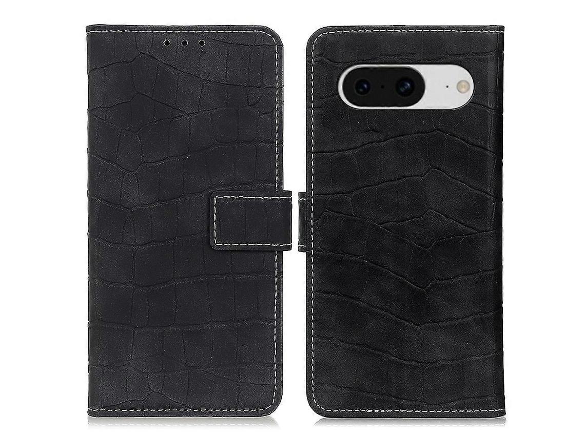 Capa De Couro Com Textura De Crocodilo Magnética Para Google Pixel 8