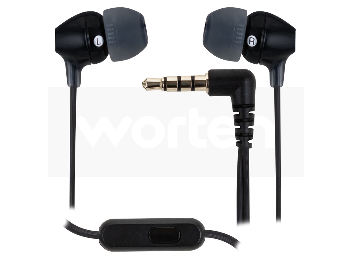 Auriculares com Fio SONY Mdr-Ex15Ap (In Ear - Microfone - Preto)