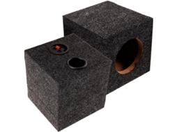 Subwoofer Automotivo De Madeira Maciça E Estável, Com Design Simples.
