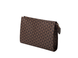 Grande Bolsa De Cosméticos Marrom Retrô Bolsa De Cosméticos Presente Viagem Armazenamento SUNNY SPACES