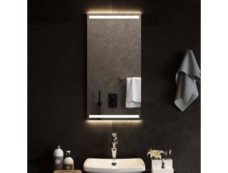 Espelho De Casa De Banho Com Luzes Led VIDAXL 40X80 Cm