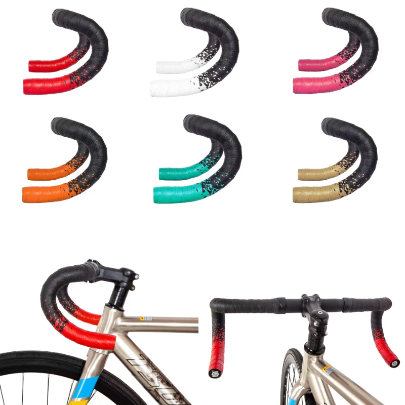 Fita De Guidão De Bicicleta Respirável, Bicolor, Antiderrapante E Absorvente De Choque Para Guidões Curvosvayotoy
