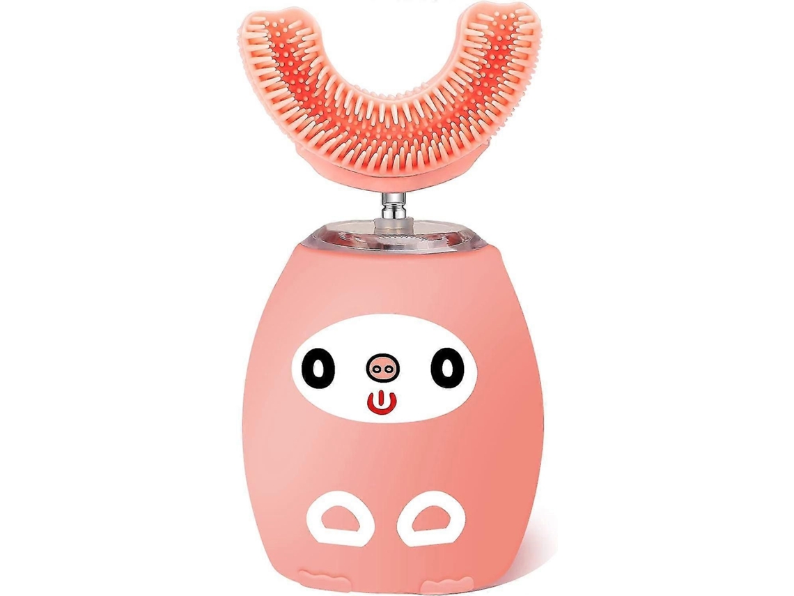 Escova de Dentes Elétrica em Formato U, Infantil com Temporizador Automático, Escovas U Ltrassônicas Automáticas GOKOCO