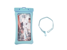 Bolsa Impermeável Flutuante para Celular TPU Azul 7.2 polegadas S/MARCA