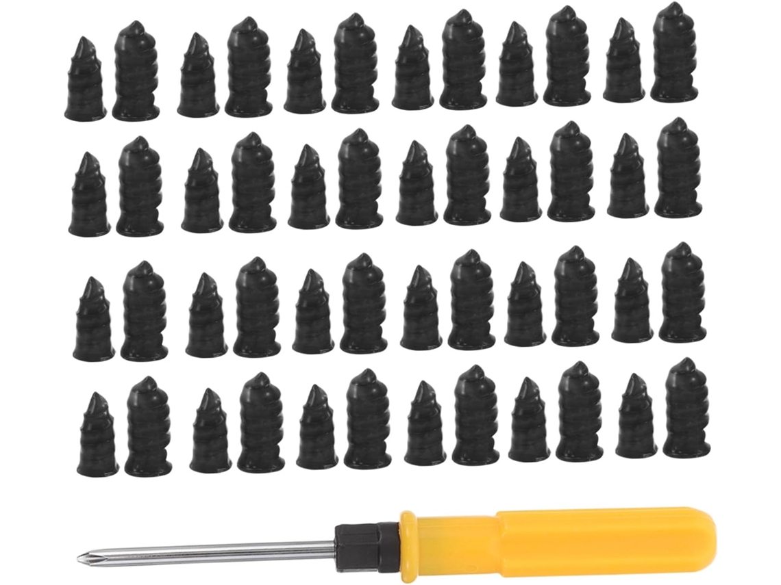 Kit De Reparo Rápido De Pneus Com 50 Peças E Cravos De Borracha