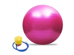 Bola De Exercício Antiexplosão 75 Cm Rosa Para Ginástica E Gravidez Bola De Estabilidade