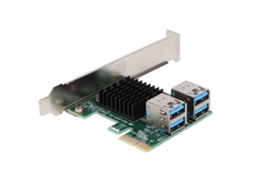 Adaptador Pci e 1 para 4 LAXISCREED