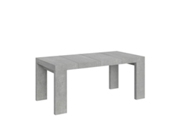 Mesa de Jantar Extensível 90X120/224 Cm Roxell Premium Cimento ITAMOBY