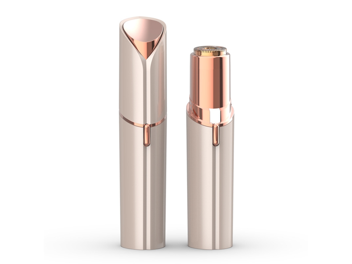 Depiladora, Depilador Facial Feminino, Aparador de Sobrancelhas SPQMENT (dourado Champagne)