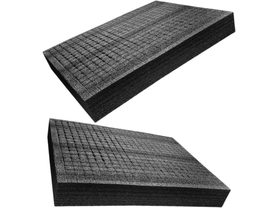 Inserts En Mousse Noirs Pe Déchirables, Lote De 2 Para Emballage