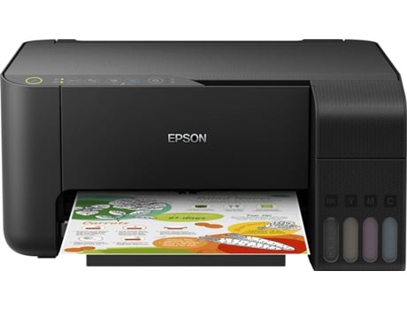Impressora Multifunções EPSON EcoTank ET-2710 Preto (Alto Rendimento) — A4 | 5760 x 1440 Píxeles